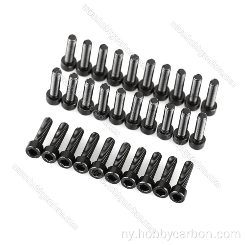 M3 Anodised Socket Aluminium Screws